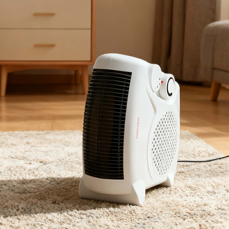Smartly UK™ Portable Electric Fan Heater — Dual Heat + Cool Air Function