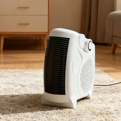 Smartly UK™ Portable Electric Fan Heater — Dual Heat + Cool Air Function