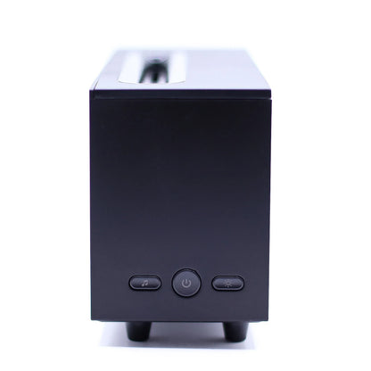 Flame Effect Aroma Diffuser with Relaxing Bird Sound – Black USB Humidifier