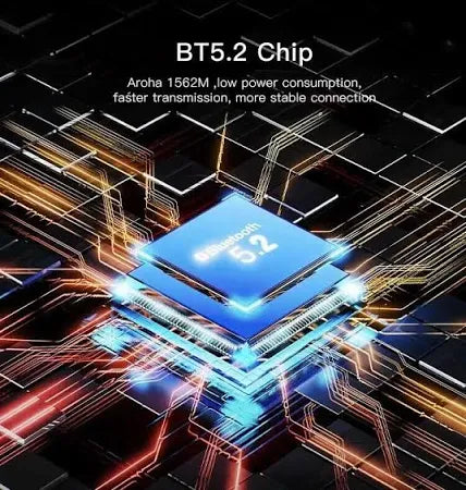 An image of an integrated circuit chip with a text description of the BT5.2 chip.